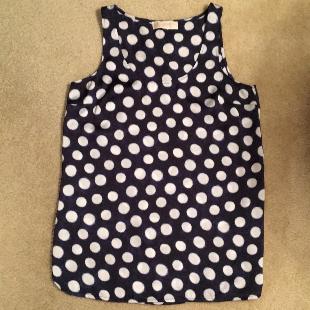 Michael Michael Kors silky polka dot top
